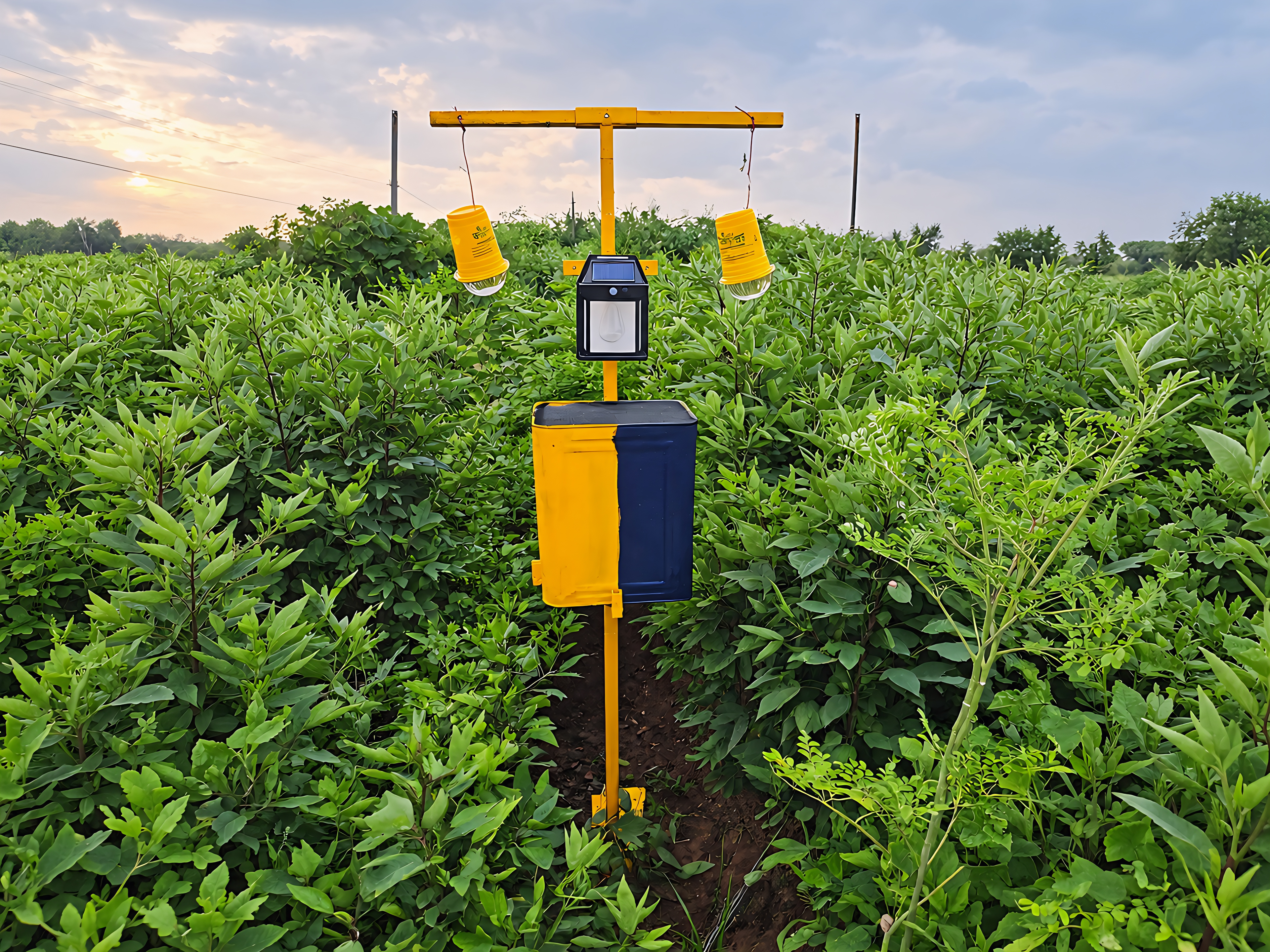 ParvaSense Solar Insect Trap unit
